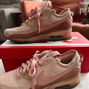 Nike Women's Blush and Tan Air Max Sneakers